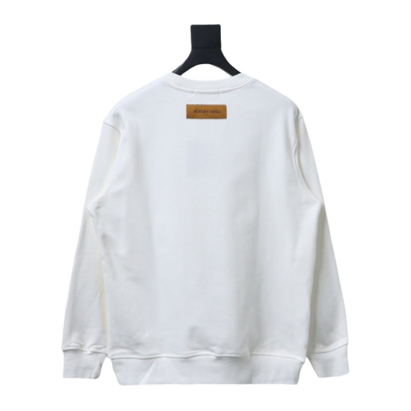  Louis Vuitton 24SS Colorful letter print round neck Hoodie 1