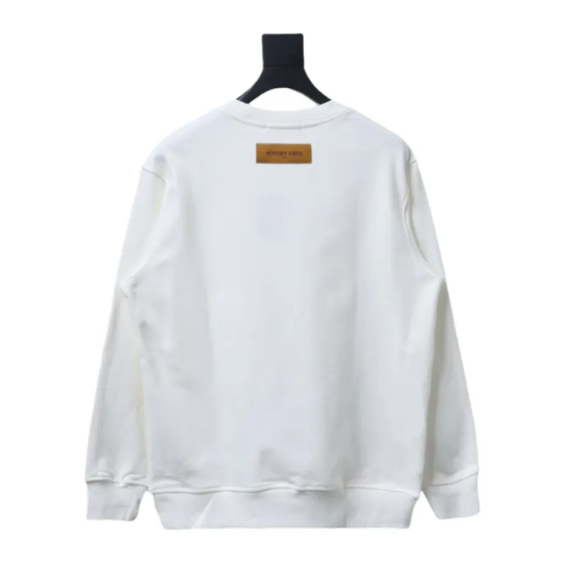  Louis Vuitton 24SS Colorful letter print round neck Hoodie 1