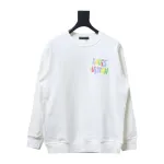  Louis Vuitton 24SS Colorful letter print round neck Hoodie 1