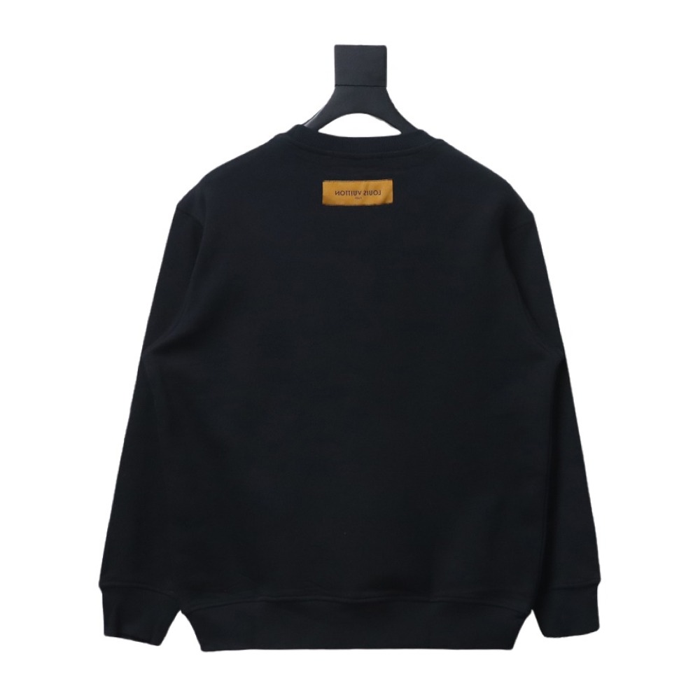  Louis Vuitton 24SS colorful letter print round neck Hoodie 2