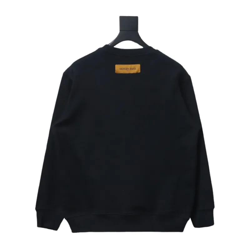  Louis Vuitton 24SS colorful letter print round neck Hoodie 2