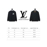  Louis Vuitton 24SS colorful letter print round neck Hoodie 2