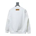  Louis Vuitton 24SS red letter print round neck Hoodie 1
