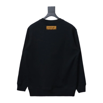 Louis Vuitton 24SS red letter print round neck Hoodie 2 02