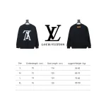 Louis Vuitton 24SS reverse logo print round neck Hoodie 1