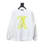  Louis Vuitton 24SS reverse logo print round neck Hoodie 2