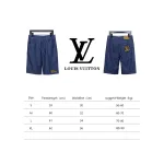 Louis Vuitton 24ss rope embroidery denim shorts Jeans
