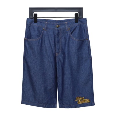 Louis Vuitton 24ss rope embroidery denim shorts Jeans 01
