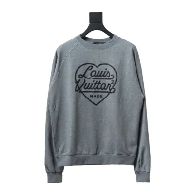 Louis Vuitton × Nigo 2022ss joint 2.0 version of the heart foam print round neck Hoodie 01