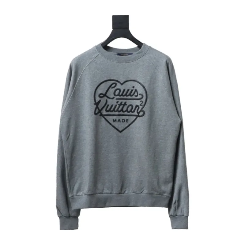  Louis Vuitton × Nigo 2022ss joint 2.0 version of the heart foam print round neck Hoodie