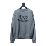  Louis Vuitton× Nigo joint gray raglan sleeve round neck Hoodie