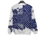  Louis Vuitton all-over tie-dye cashew flower print Hoodie