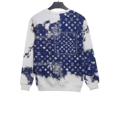  Louis Vuitton all-over tie-dye cashew flower print Hoodie 02