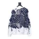  Louis Vuitton cashew flower tie-dye round neck Hoodie
