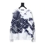 Louis Vuitton cashew flower tie-dye round neck Hoodie