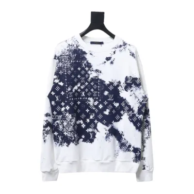 Louis Vuitton cashew flower tie-dye round neck Hoodie 01