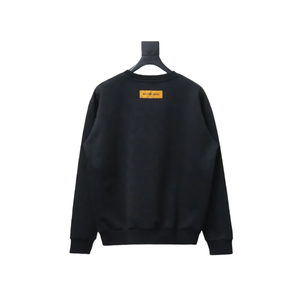  Louis Vuitton checkerboard round neck Hoodie 1