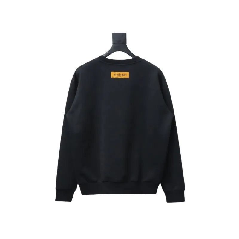  Louis Vuitton checkerboard round neck Hoodie 1