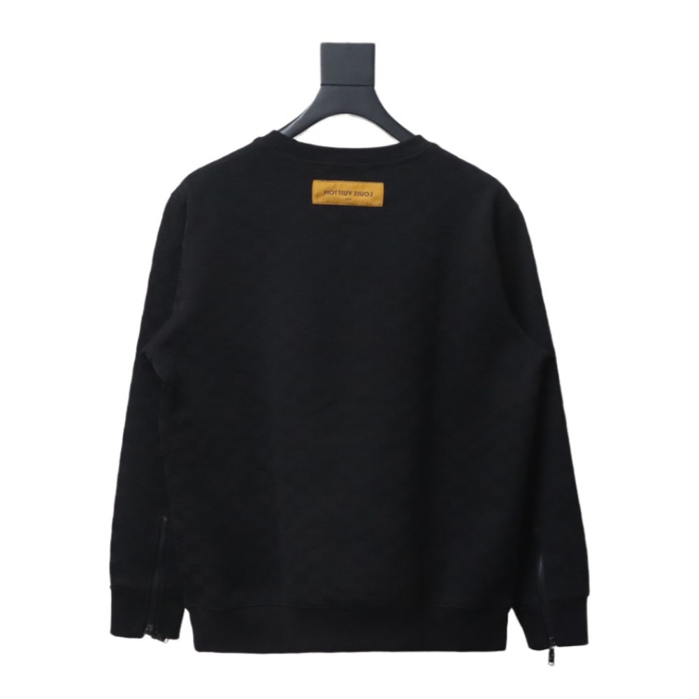  Louis Vuitton checkerboard round neck Hoodie 3