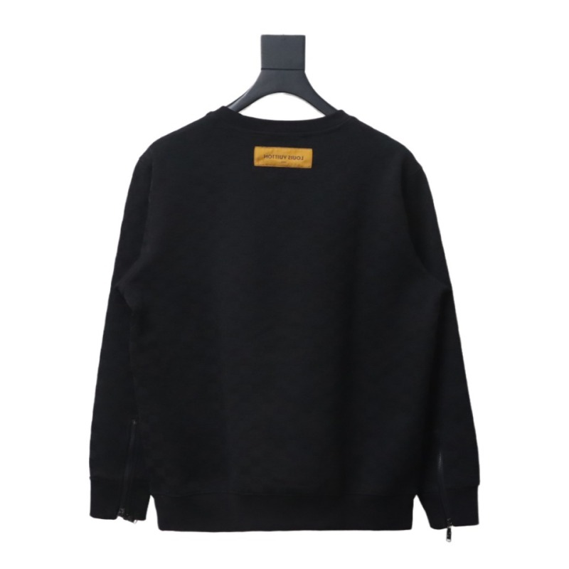  Louis Vuitton checkerboard round neck Hoodie 3