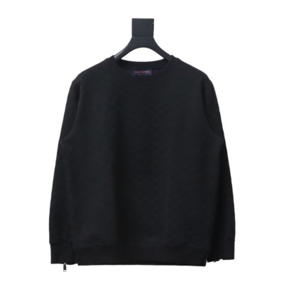  Louis Vuitton checkerboard round neck Hoodie 3 01