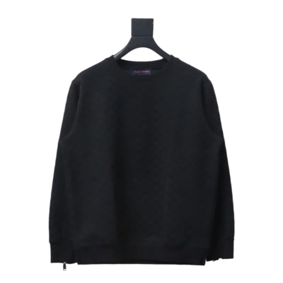 Louis Vuitton checkerboard round neck Hoodie 3 01