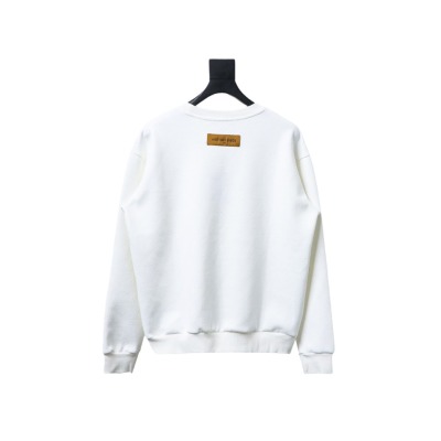  Louis Vuitton checkerboard round neck Hoodie 2 02