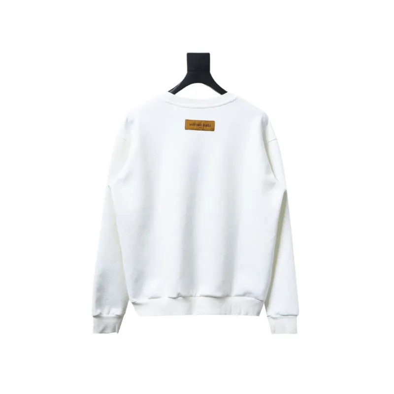  Louis Vuitton checkerboard round neck Hoodie 2
