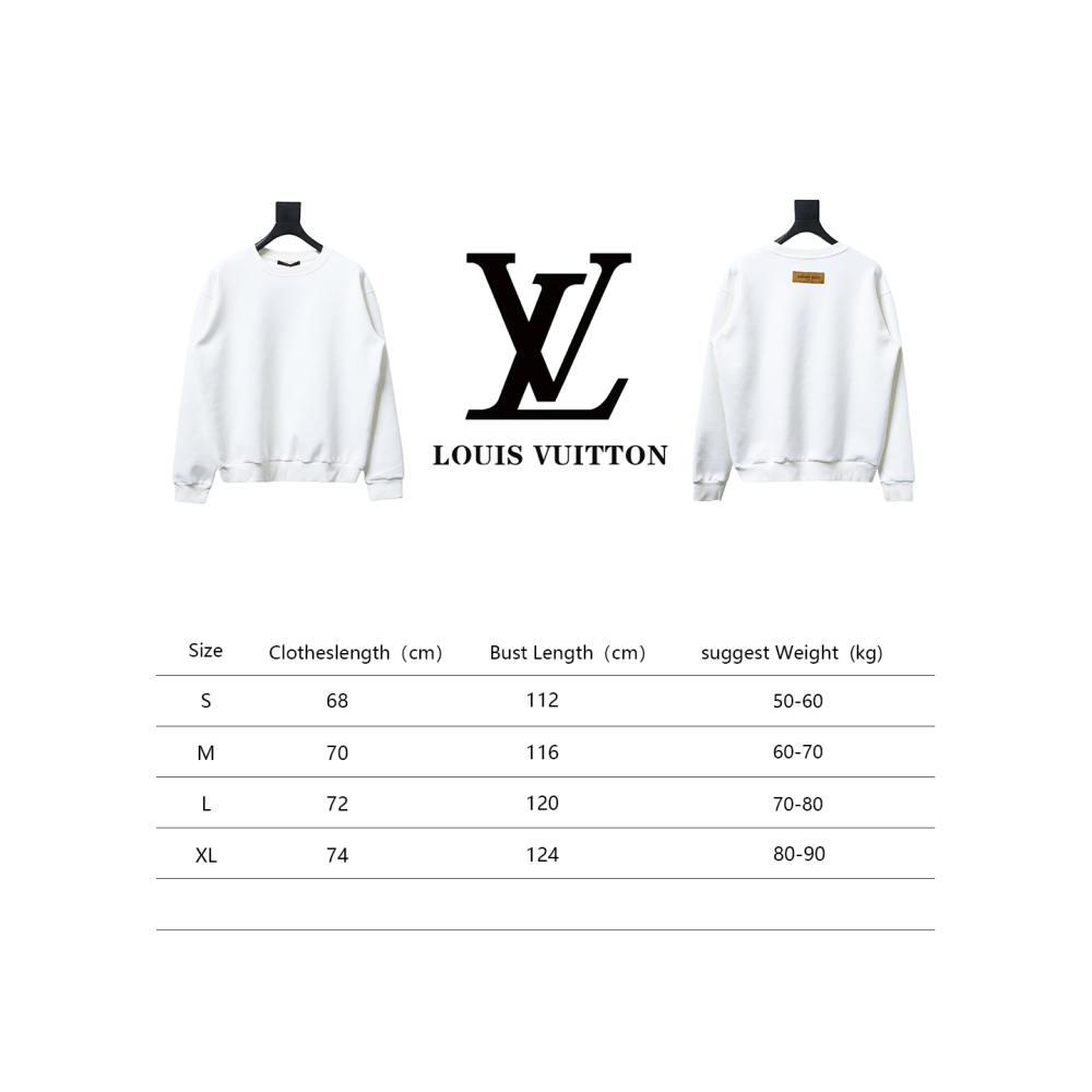  Louis Vuitton checkerboard round neck Hoodie 2