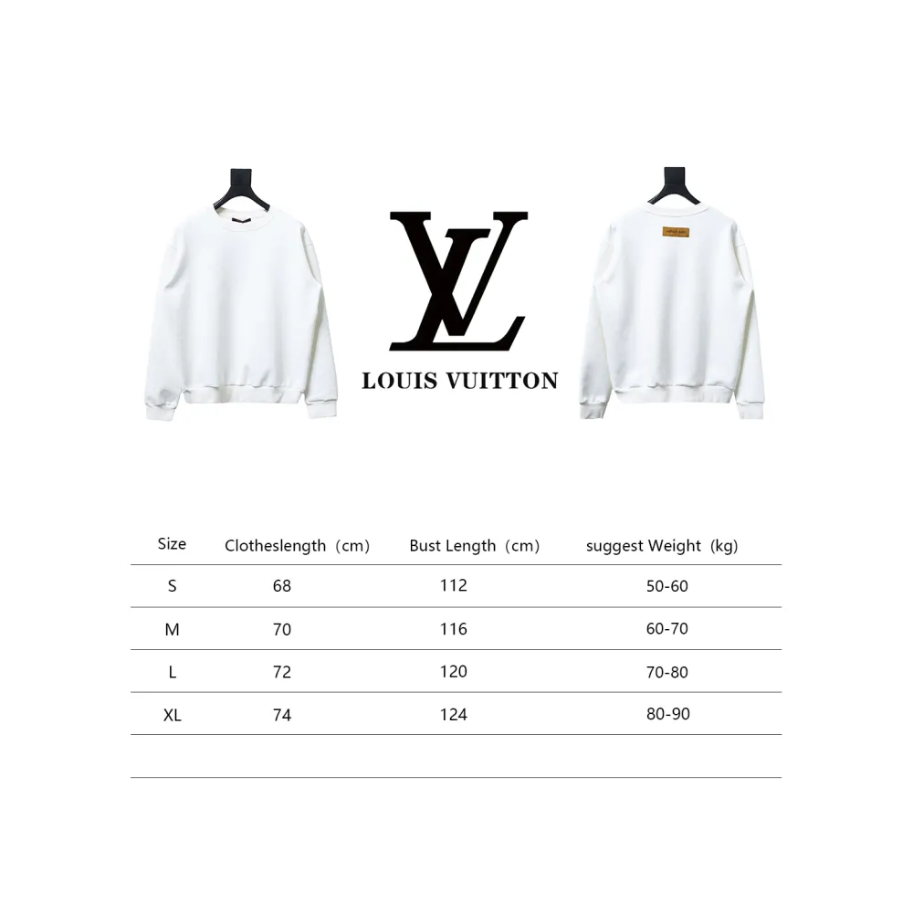  Louis Vuitton checkerboard round neck Hoodie 2