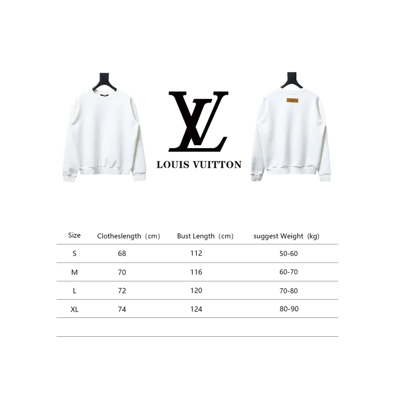  Louis Vuitton checkerboard round neck Hoodie 2