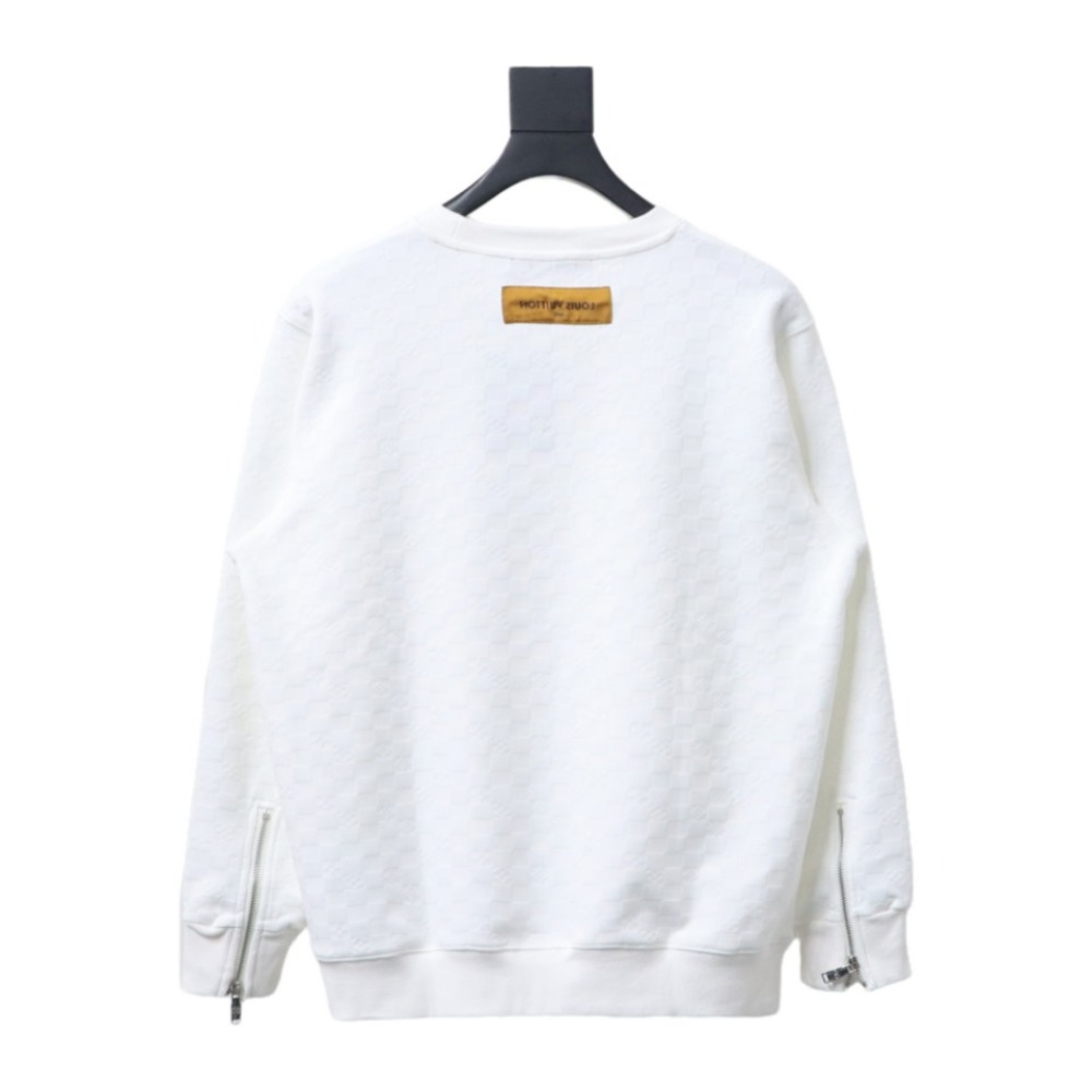  Louis Vuitton checkerboard round neck Hoodie 4