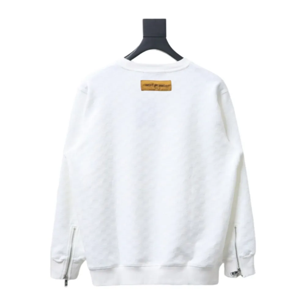  Louis Vuitton checkerboard round neck Hoodie 4