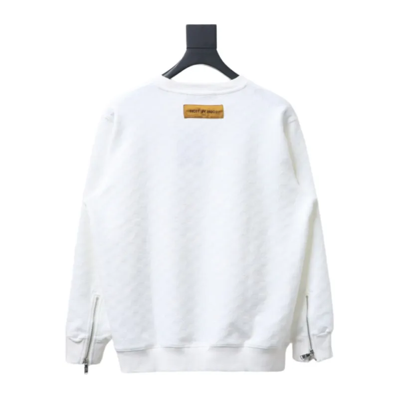  Louis Vuitton checkerboard round neck Hoodie 4