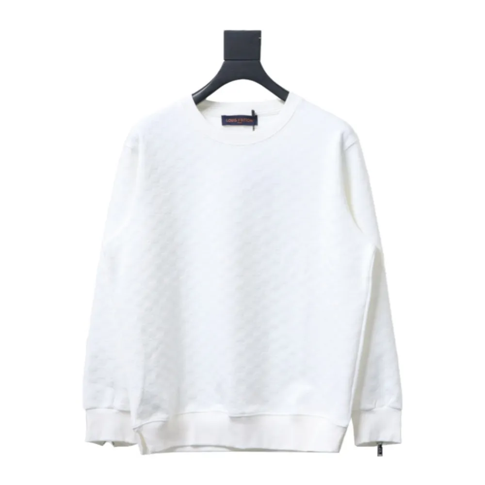  Louis Vuitton checkerboard round neck Hoodie 4