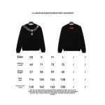  Louis Vuitton colorful print beaded chain Hoodie 1