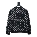 Louis Vuitton full print LOGO jacquard round neck Hoodie