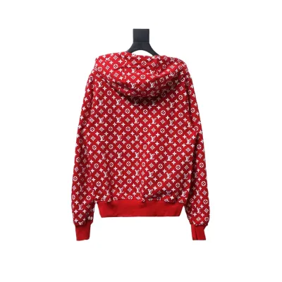 Louis Vuitton joint SUP full print red Hoodie 02