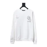  Louis Vuitton letter shoe print round neck Hoodie 2