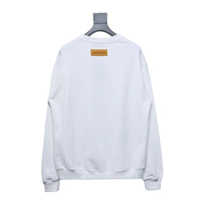  Louis Vuitton letter towel embroidery round neck Hoodie 1 02