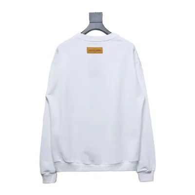  Louis Vuitton letter towel embroidery round neck Hoodie 1 02