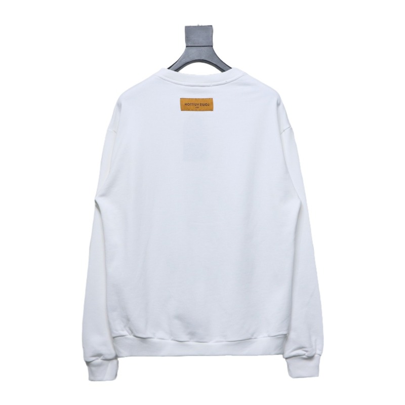  Louis Vuitton letter towel embroidery round neck Hoodie 1