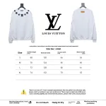  Louis Vuitton letter towel embroidery round neck Hoodie 1