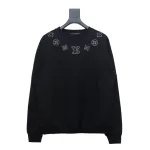 Louis Vuitton letter towel embroidery round neck Hoodie 2