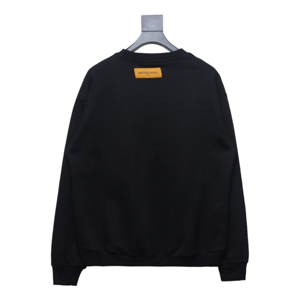  Louis Vuitton letter towel embroidery round neck Hoodie 2