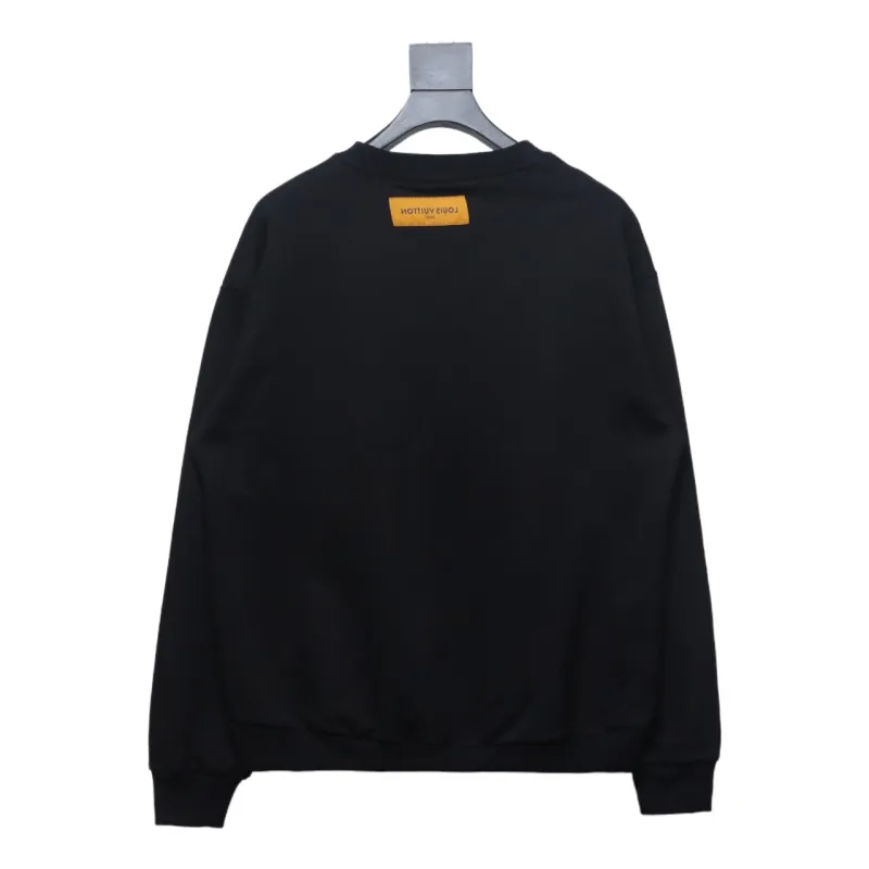 Louis Vuitton letter towel embroidery round neck Hoodie 2