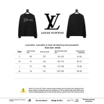  Louis Vuitton Metal studded letter long-sleeved Hoodie 1