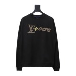  Louis Vuitton Metal studded letter long-sleeved Hoodie 1