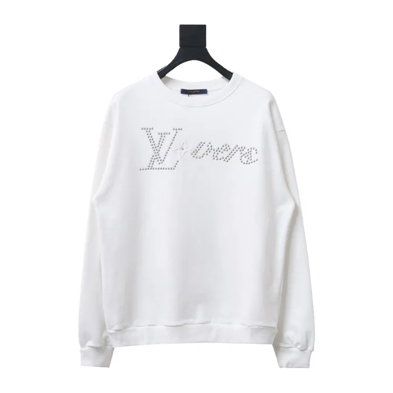 Louis Vuitton Metal studded letter long-sleeved Hoodie 2
