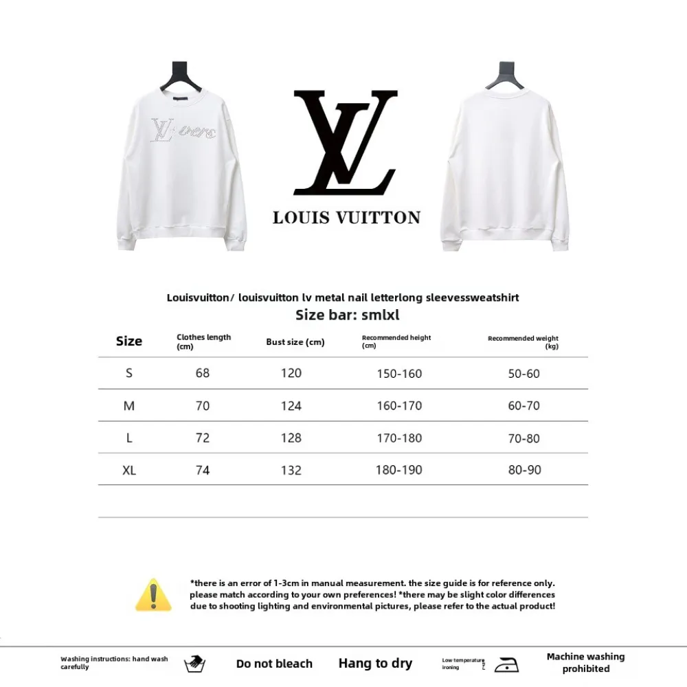 Louis Vuitton Metal studded letter long-sleeved Hoodie 2
